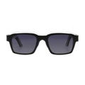 Blurr Eyewear in the rave black rave sunglasses, front view