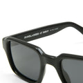 Blurr Eyewear in the dance black rave sunglasses, detailed view