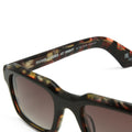 Blurr Eyewear in the rave tortoise rave sunglasses, detailed view