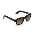 Blurr Eyewear in the rave tortoise rave sunglasses, side view